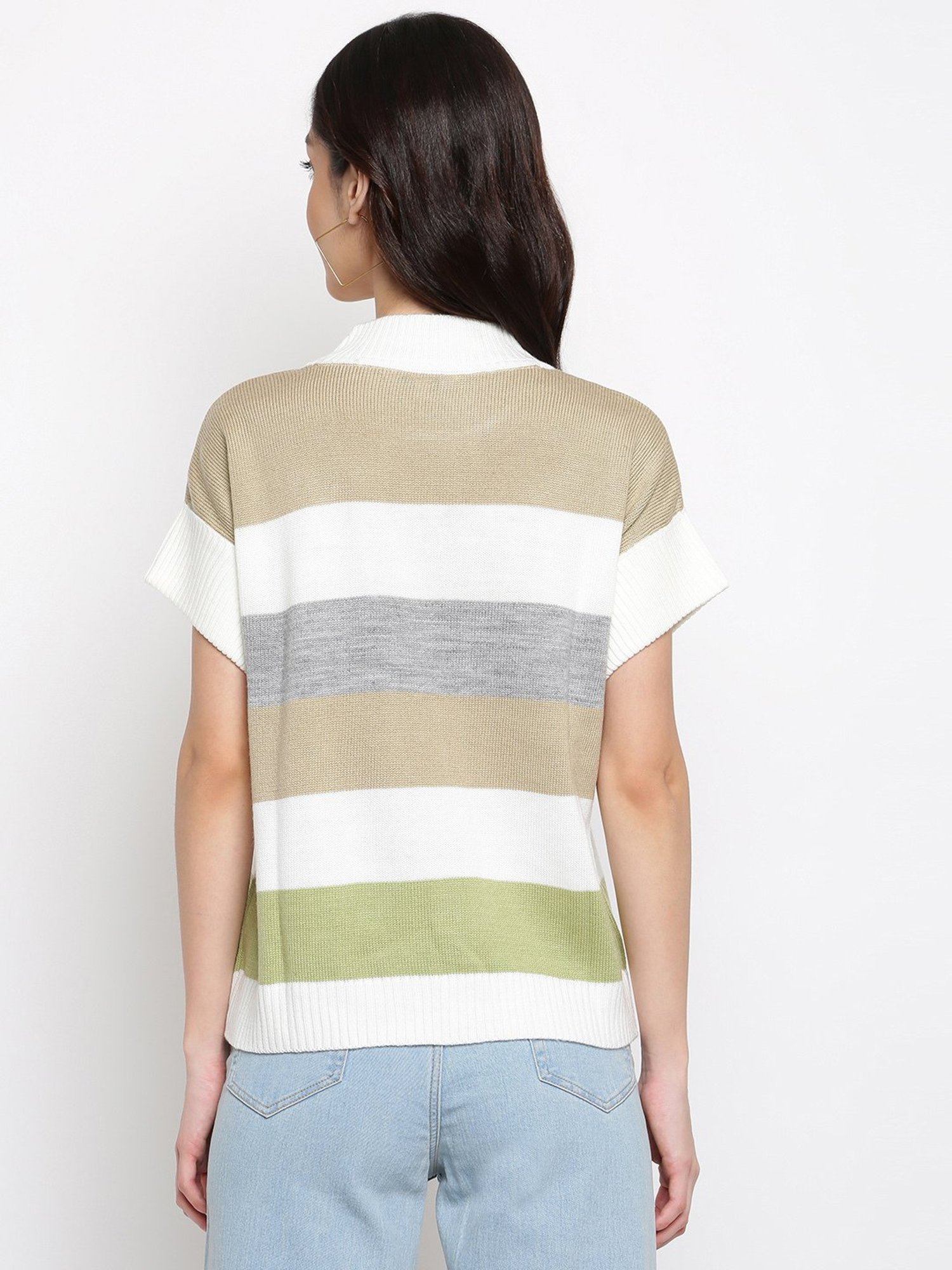 Latin Quarters Multicolor Striped Pullover