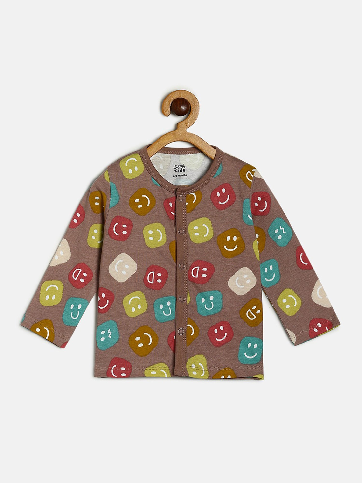 MINIKLUB Kids Multicolor Printed Full Sleeves Shirt (Pack Of 3)