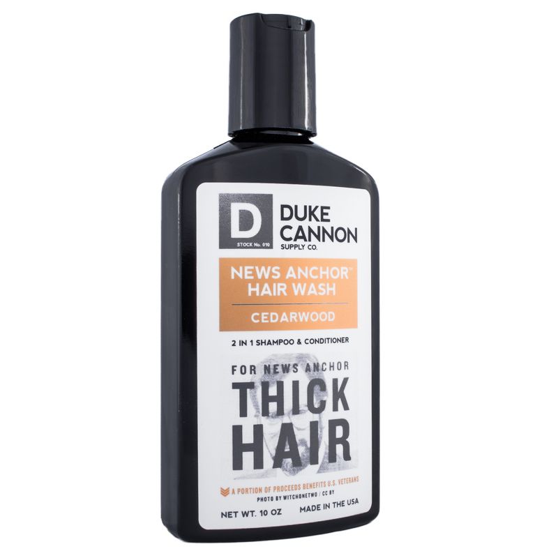 Duke Cannon News Anchor 2-in-1 Hair Wash Cedarwood - 10oz