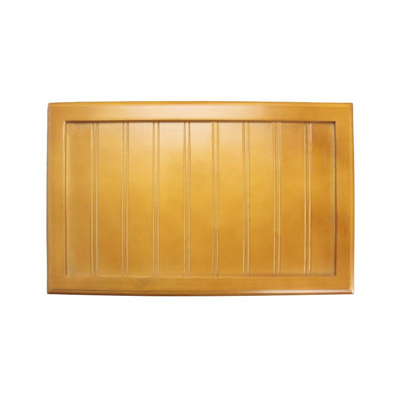 Oceanstar Rectangular Laundry Wood Hamper with Interior Bag