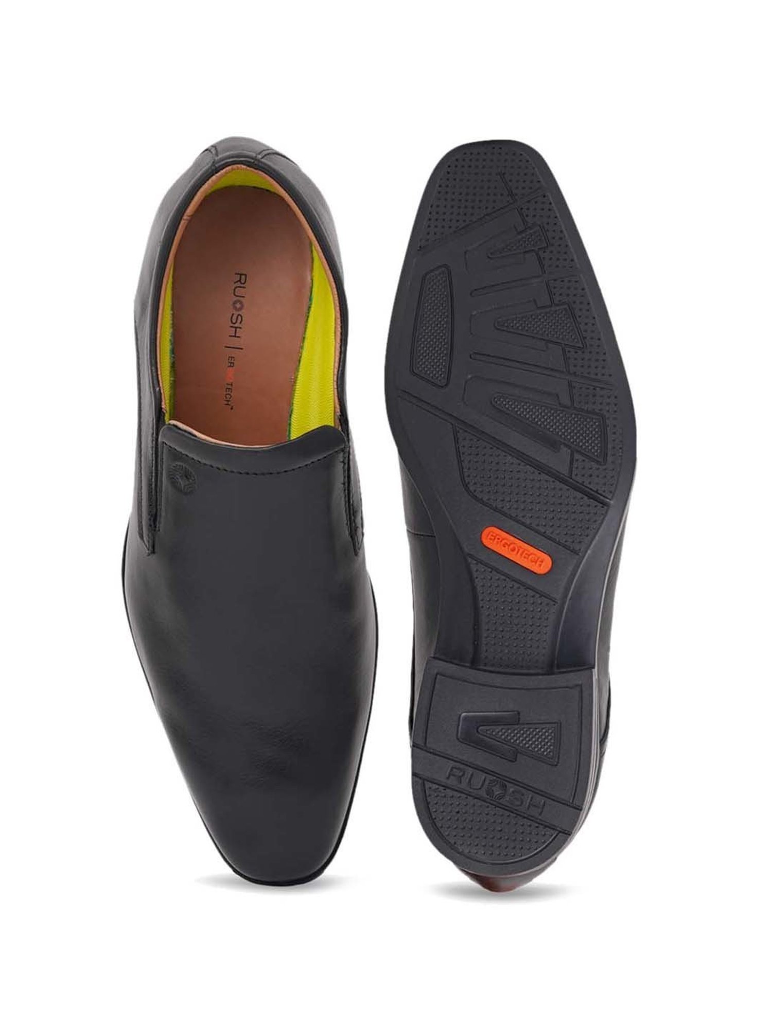 Ruosh Men's Colombo Black Loafers