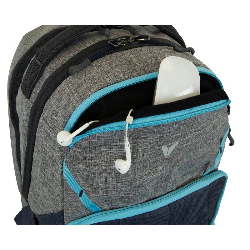 Bondka Sport 19" Blaze 2.0 Backpack - Mint/Heather Gray/Heather Blue
