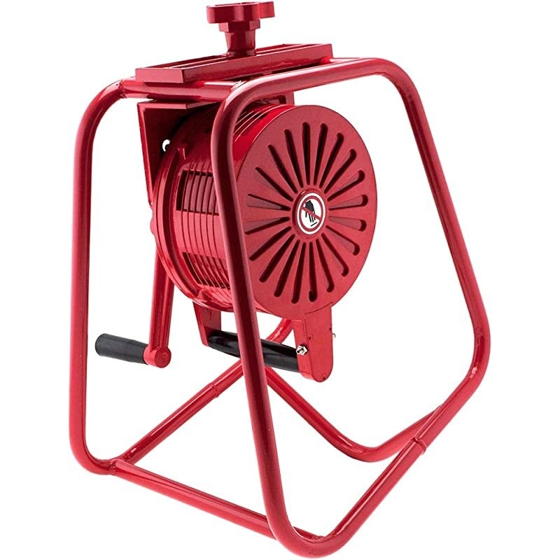 Air Raid Hand Crank Siren, Loud Heavy Duty Tornado Siren with Rail Stand, Fire Air-raid Alarm, Warning Construction Air Horn VXS-1200MBR