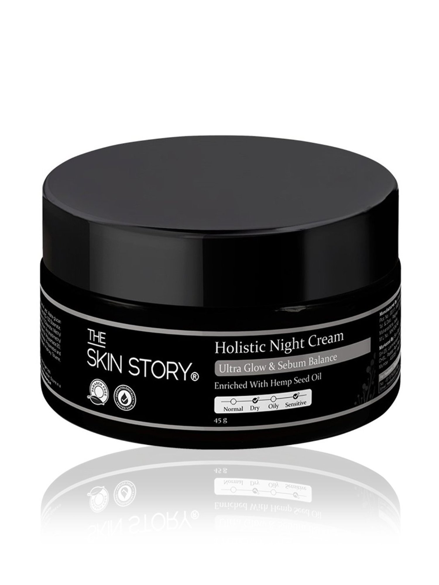 The Skin Story Hemp Seed Oil Holistic Night Cream - 45 gm