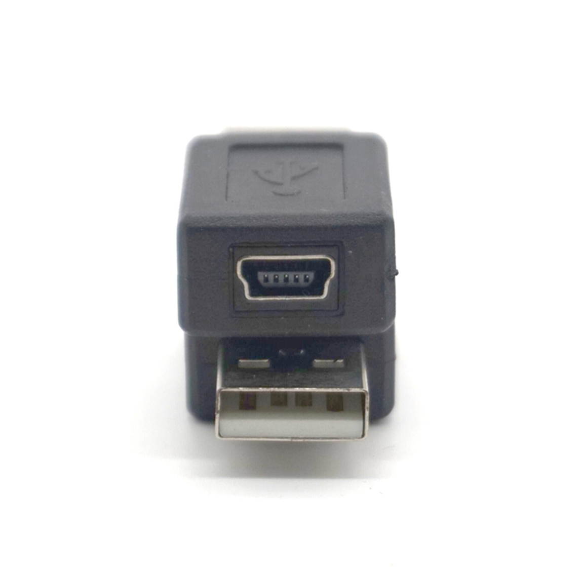 Plugadget 2 Piece USB Male to Mini USB Female Adapter USB Female Device Change into Mini USB2.0 Female