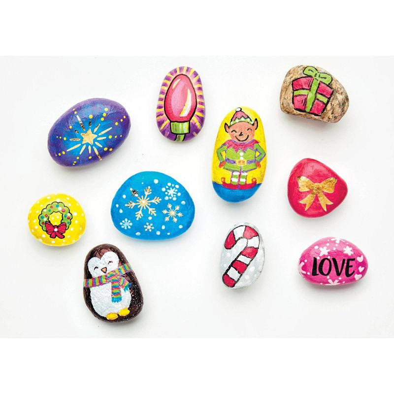 Creativity for Kids Holiday Hide & Seek Rock Painting Kit