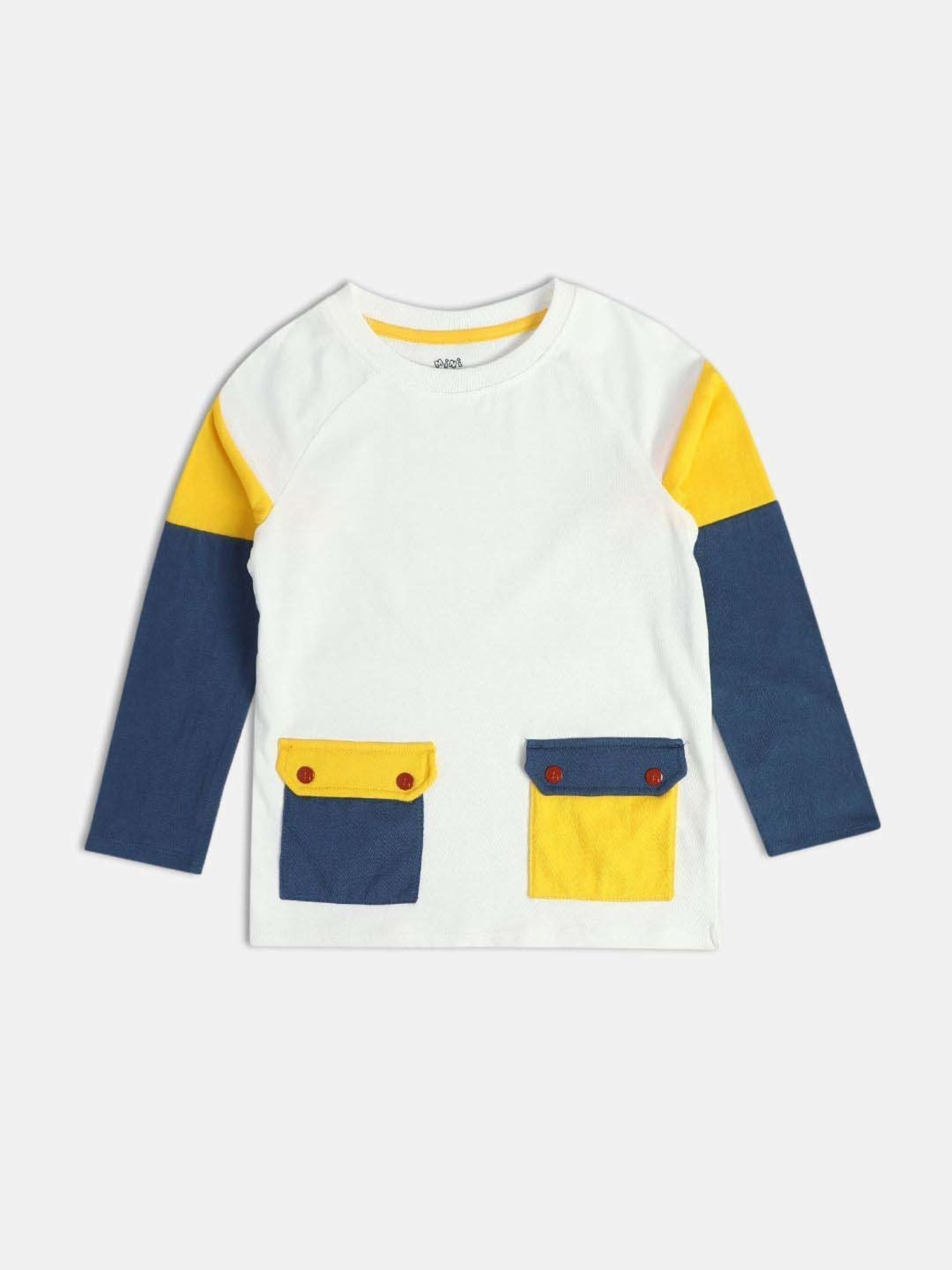 MINIKLUB Boys Multicolor Printed Full Sleeves T-Shirt