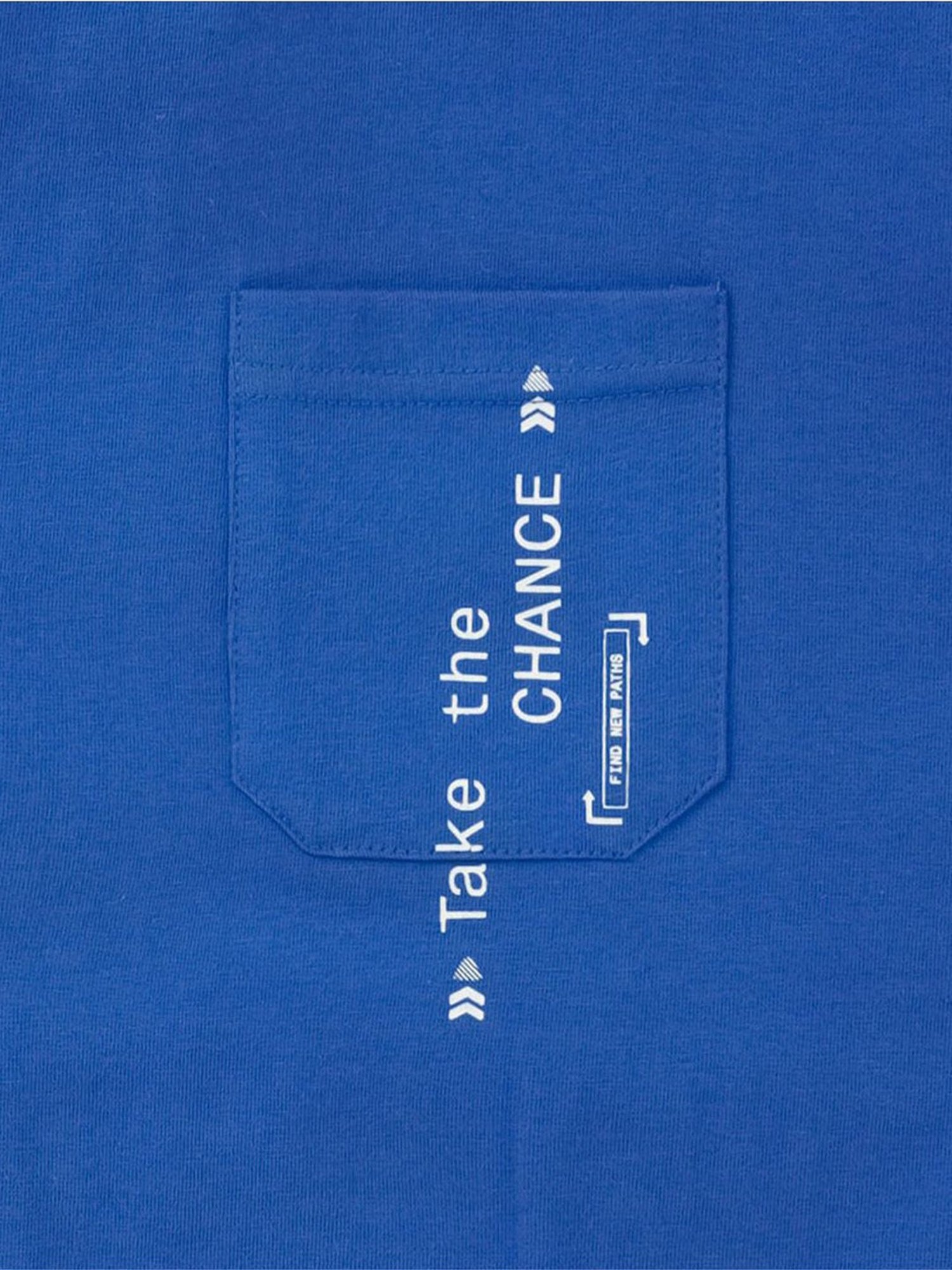 Edheads Kids Blue Cotton Printed T-Shirt