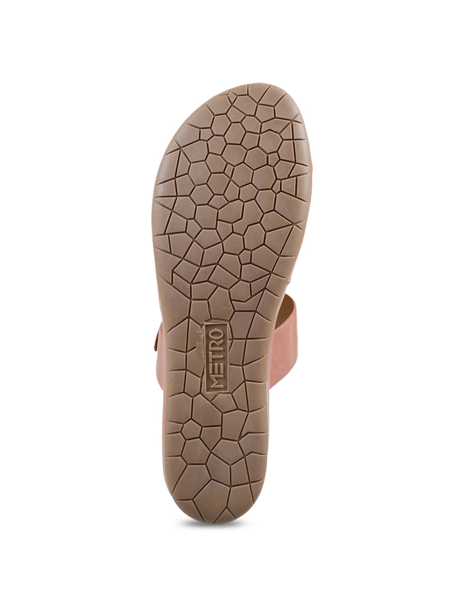 Metro Women's Blush Pink Toe Ring Sandals