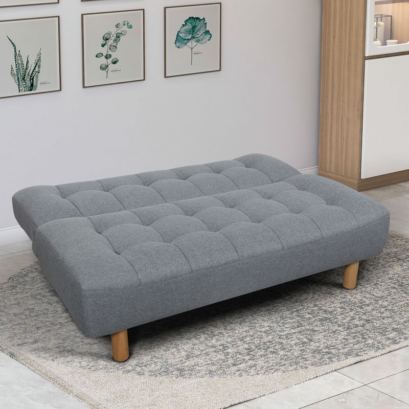eLuxury Modern Plush Futon Couch