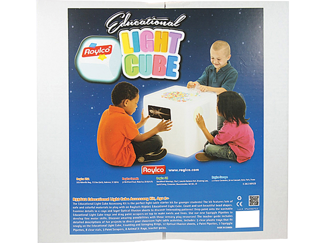 Roylco R59602 Educational Light Cube Accessory Kit