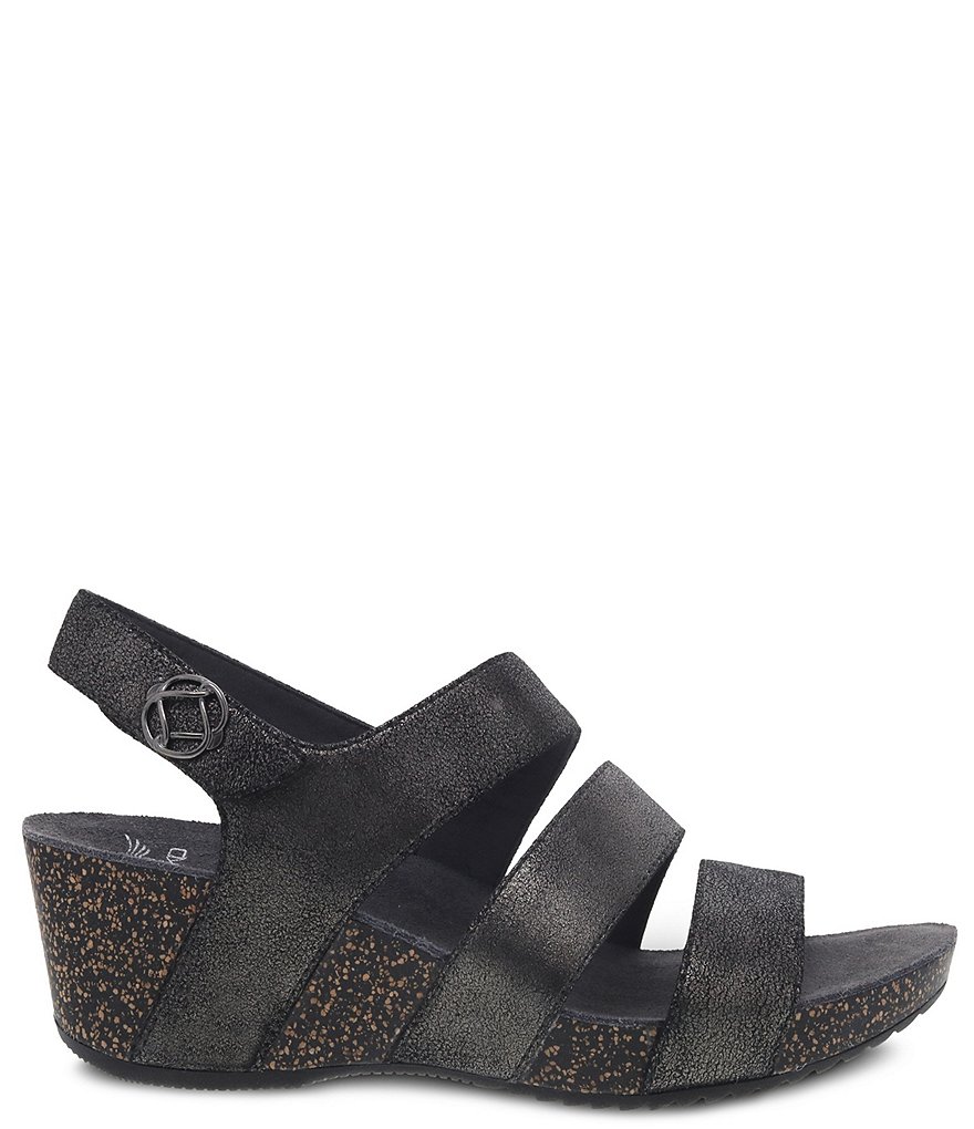 Dansko Stacey Banded Wedge Sandals