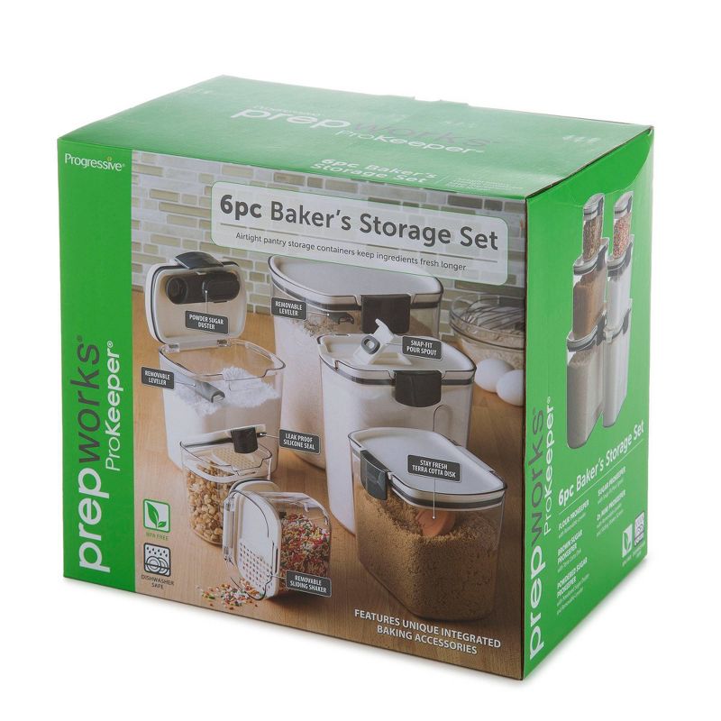 Prepworks 6pc Prokeeper Baker's Storage set