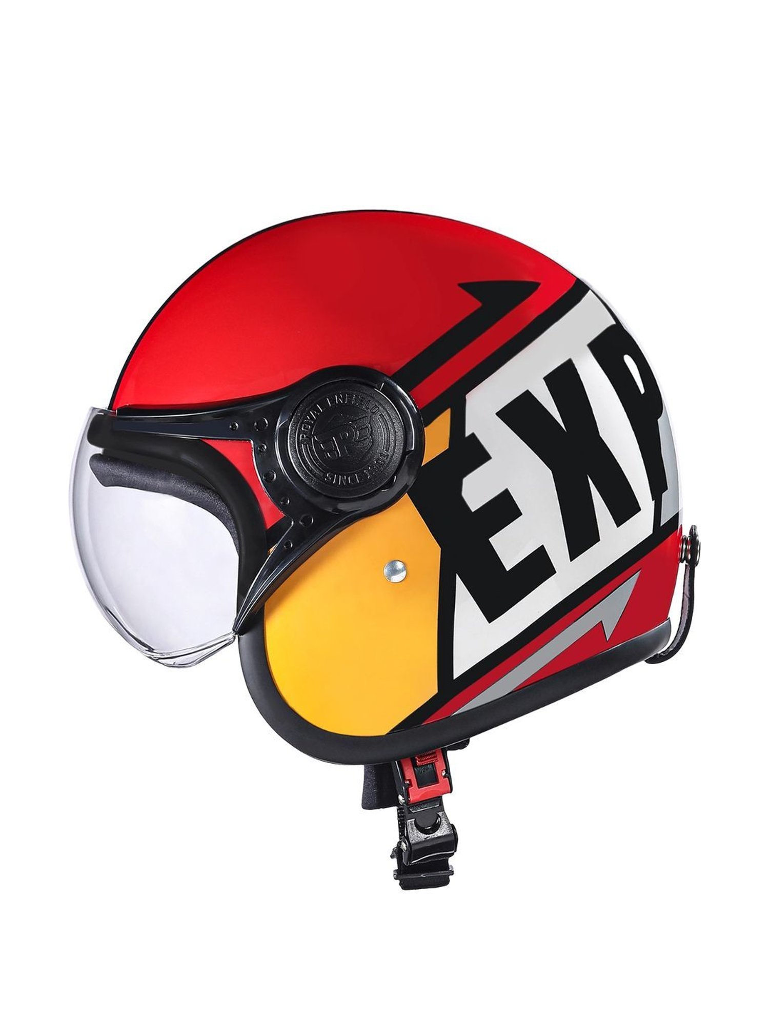 Royal Enfield Red Printed Large Helmet
