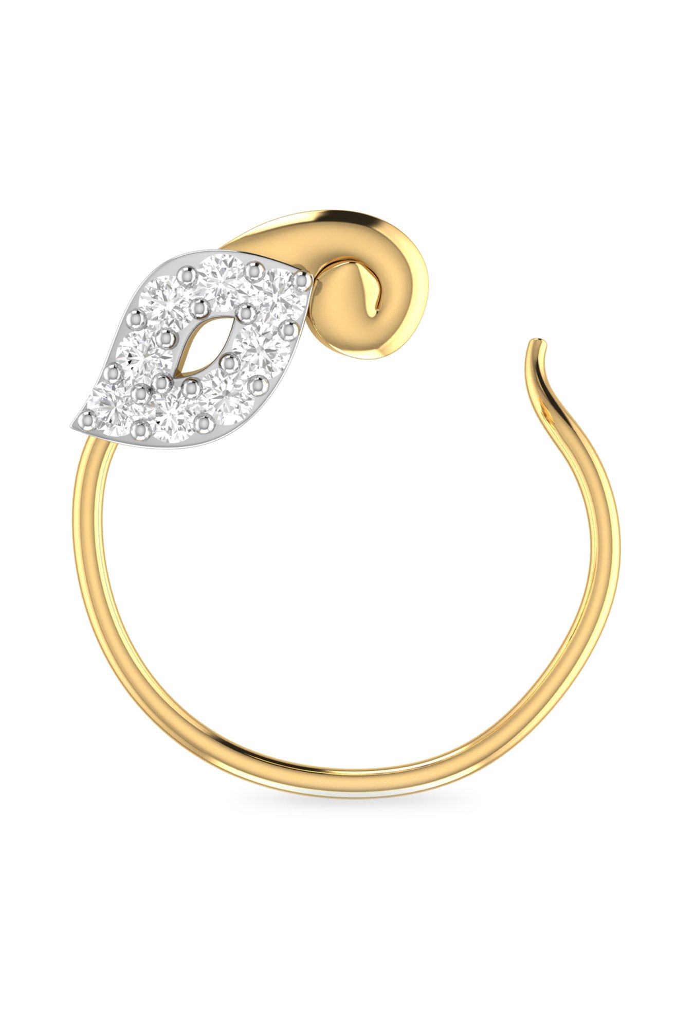 PC Jeweller Bowie 22 kt Gold Nosepin