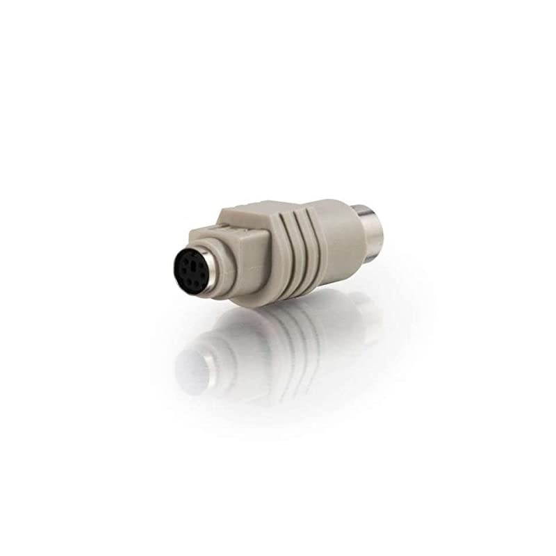 02475 PS2 Female to AT Male Keyboard Adapter Beige