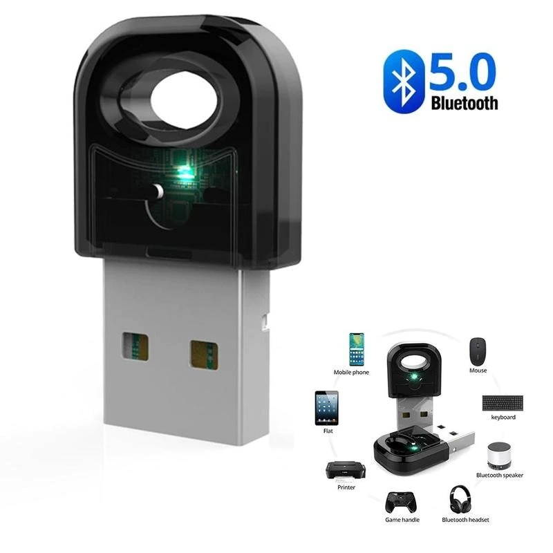 5.0 Bluetooth Adapter USB Bluetooth Transmitter for PC Computer Receptor Laptop Earphone Audio Printer Data Dongle Receiver