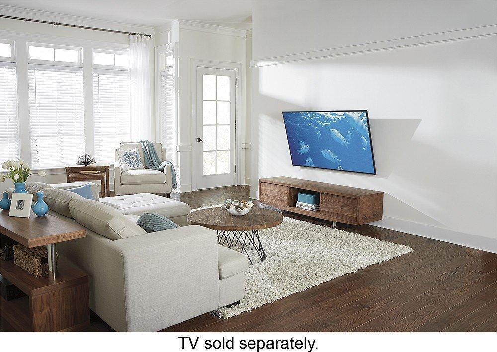 Sanus - Premium Series Advanced Tilt TV Wall Mount For Most 42" - 90" TVs - Extends 5.75" - Black