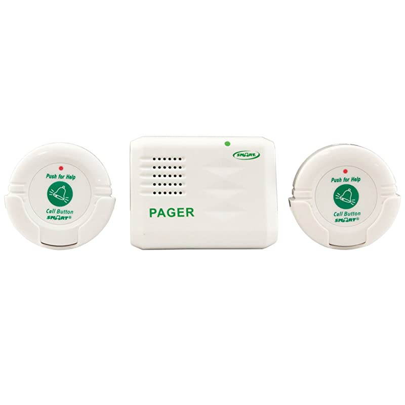 Two Call Buttons Wireless Caregiver Pager