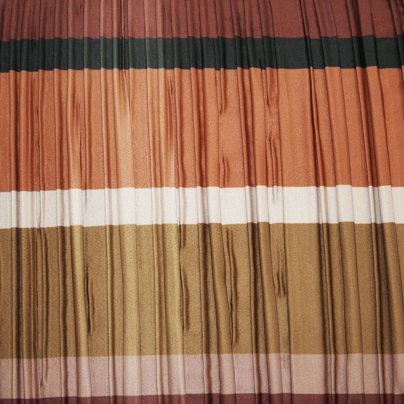 Jazzy Stripes Satin Square Throw Pillow Dark Red - Edie @ Home