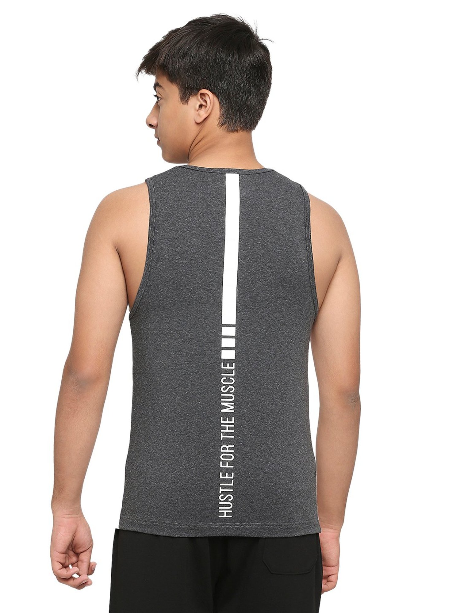 Dollar Bigboss Boys Multicolor Solid Vest (Pack Of 3)