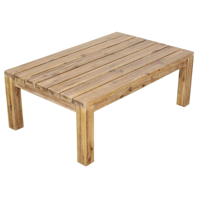 Woodfield 4pc Loveseat Seating Group - Natural - Courtyard Casual