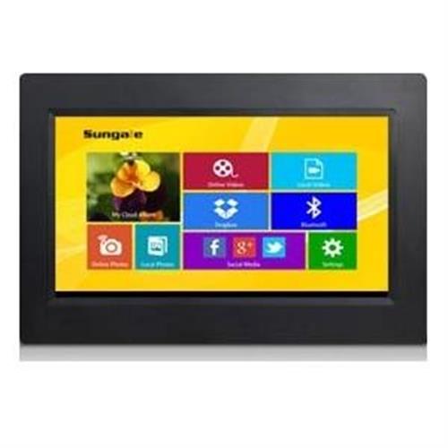 Sungale Group - CPF1032 - Sungale Cloud Frame - 10.1 LED Digital Frame - Black - 1024 x 600 - Cable - 16:9 - Slideshow -