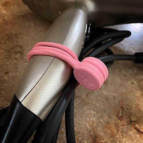 TwistieMag Plus Extra Large Strong Magnetic Twist Ties - Multi Color 4 Pack - Unique Gadgets for Cable Management, Hanging & Holding Stuff, Fidgeting, Or Just for Fun!