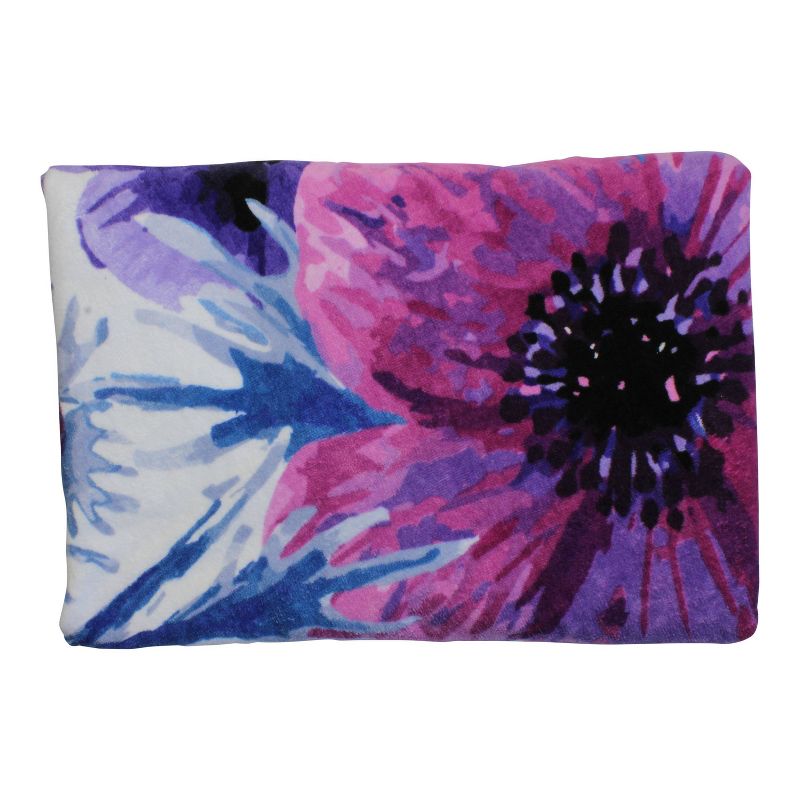 Roundie Aloha Printed Beach Towel Pink/Blue - Peach & Oak