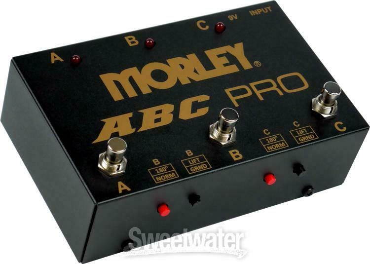 Morley ABC Pro 3-Button Switcher/Combiner Pedal