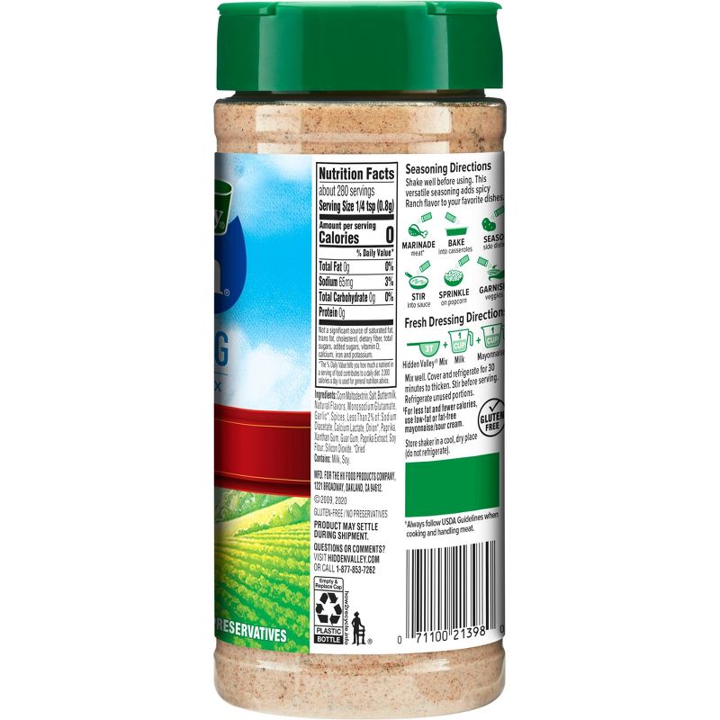 Hidden Valley Spicy Ranch Seasoning & Salad Dressing Mix - 8oz