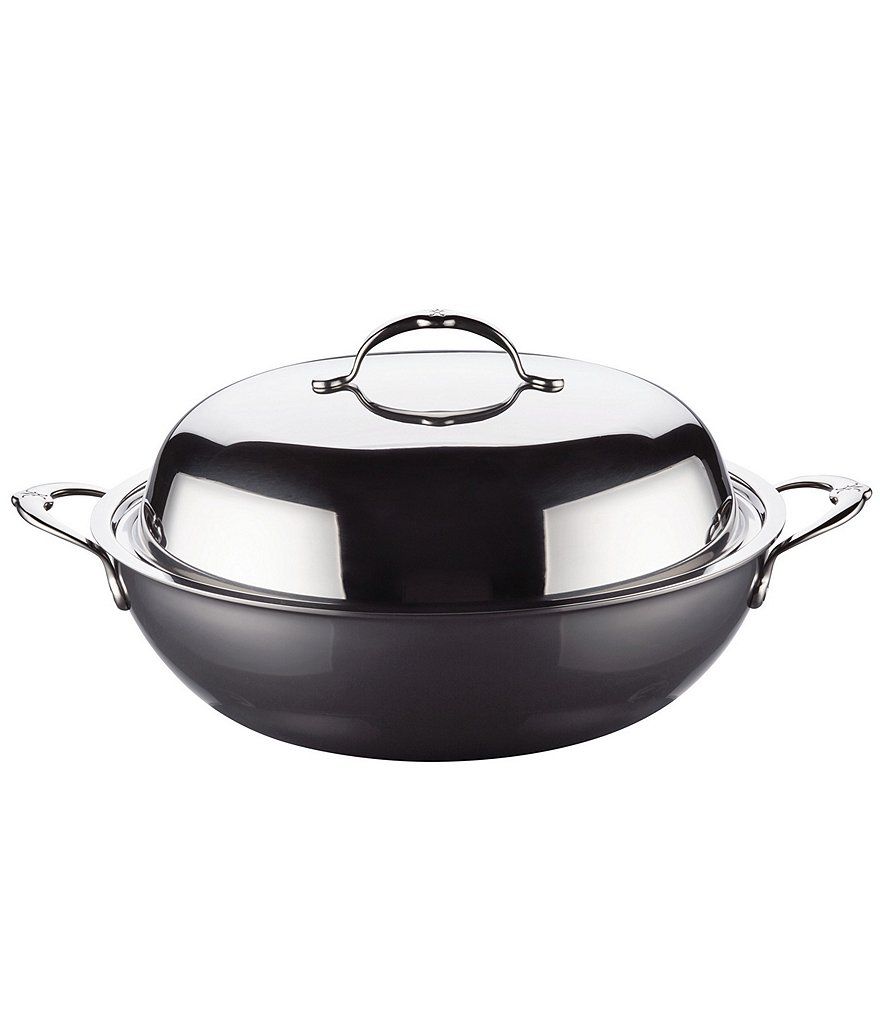 Hestan NanoBond Titanium Stainless Steel Wok, 14#double;
