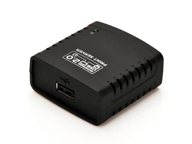 TeKit USB 2.0 Network LPR Print Server Printer Share Hub Palm Size with Wireless ,Allows multiple computers to share one USB printer on the network(NOT support Windows 8 and above)