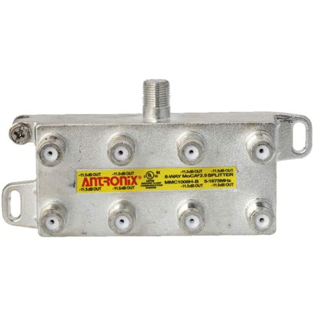 3 way antronix mmc1003hb 51675 mhz moca 2.0 splitter for frontier formerly verizon fios