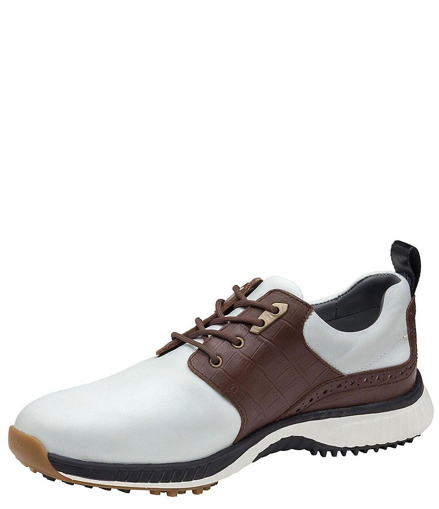 Johnston & Murphy Men's XC4 H2 Luxe Saddle Golf Shoes