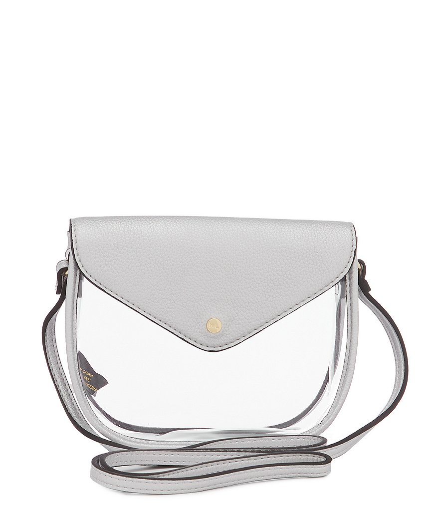 Kate Landry Saddle Clear Stadium Crossbody Bag