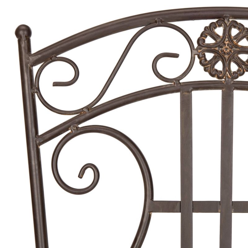 Semly 3pc Bistro Set - Unearthed Rust - Safavieh