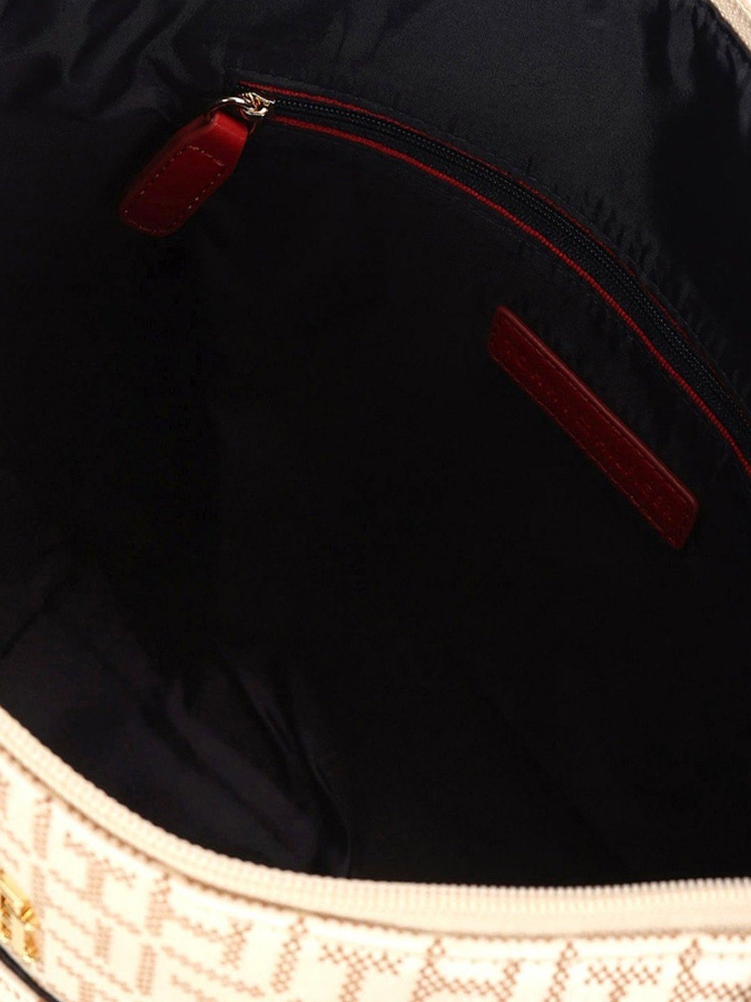 TOMMY HILFIGER Beige ODETTE II Logo Tote