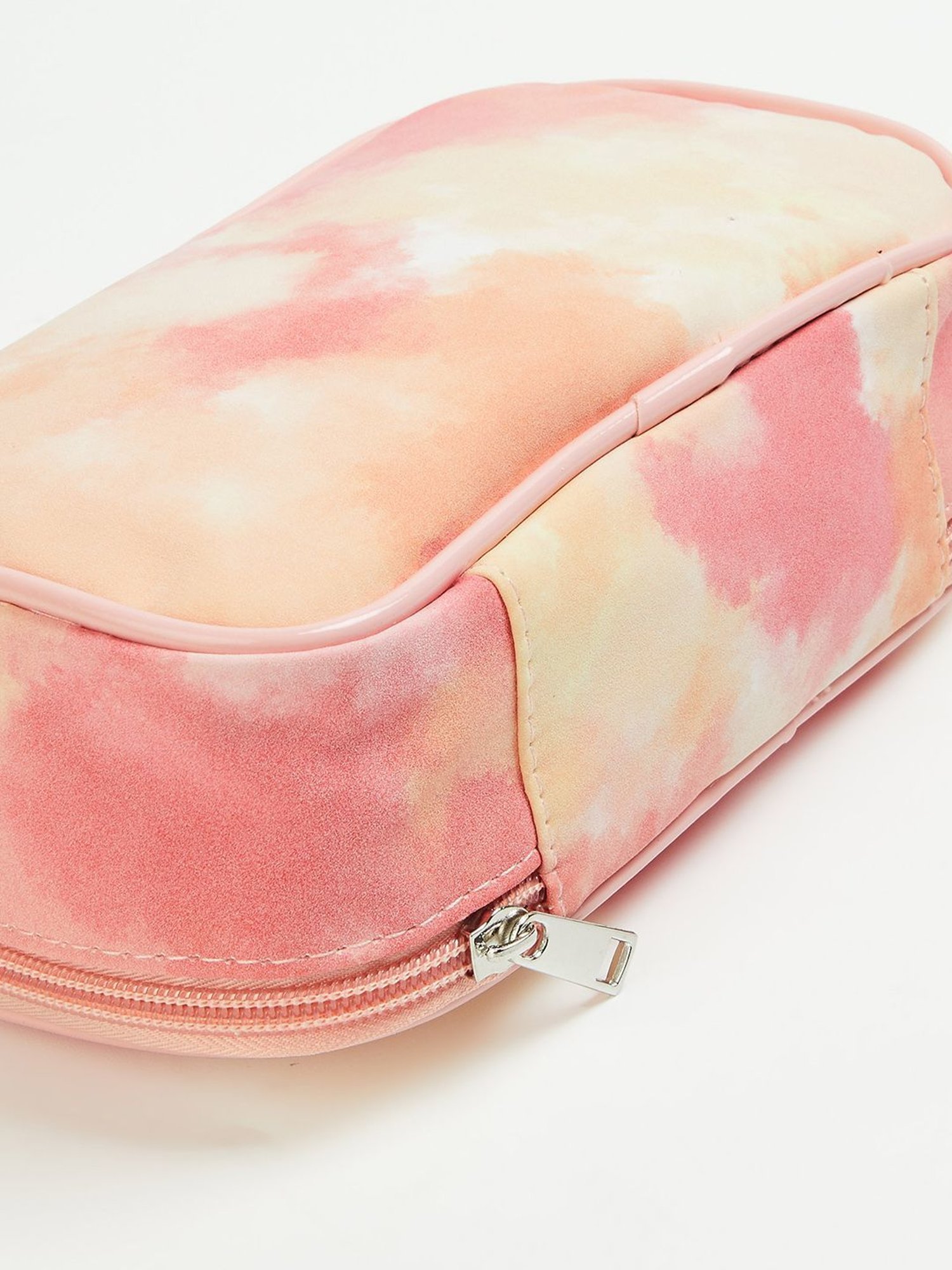 Ginger by Lifestyle Orange Printed Free Size Toiletry Pouch