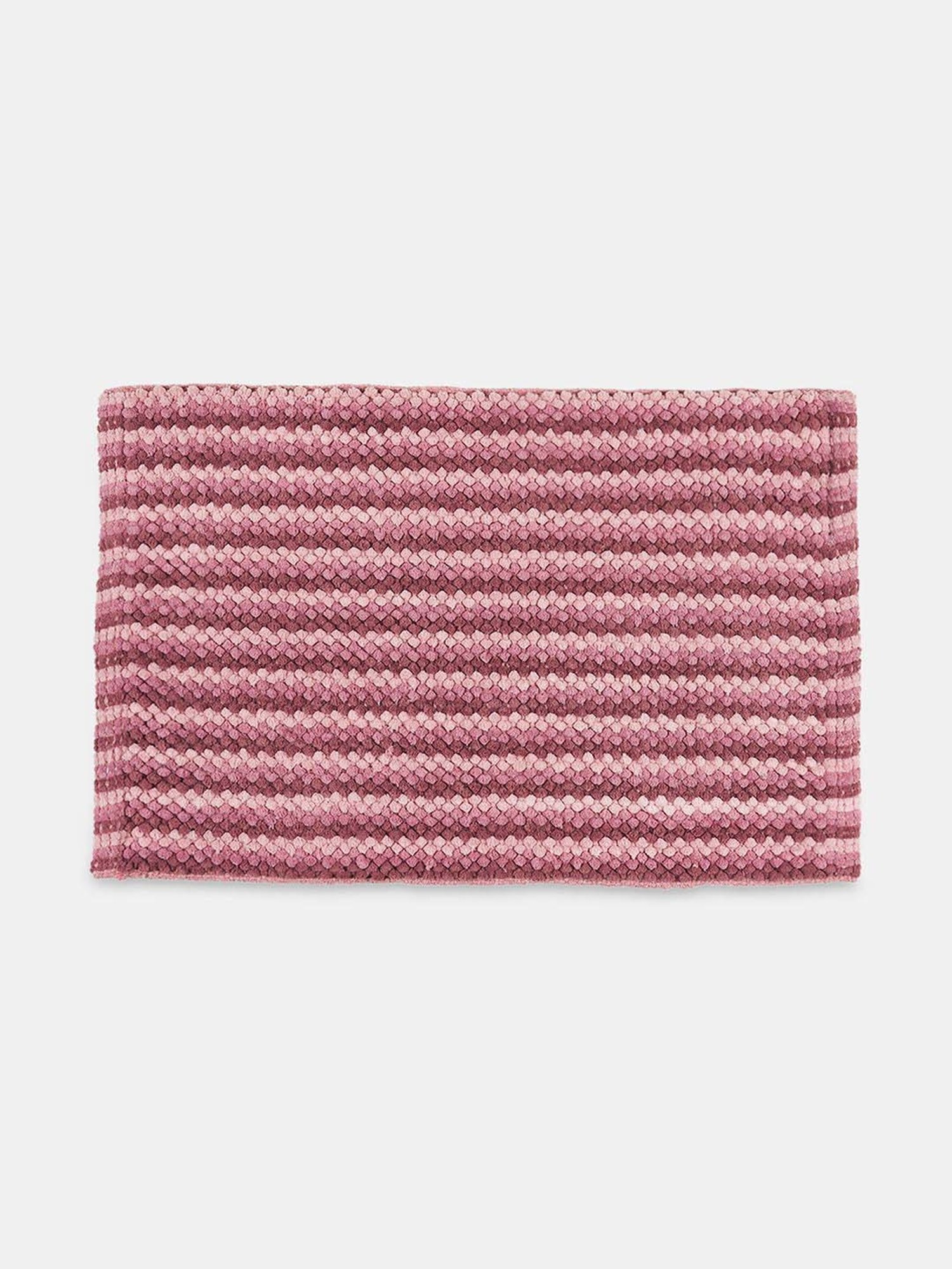 Living Scapes by Pantaloons Dusty Pink Woven Hot Melt Latex Backing Bath Mat