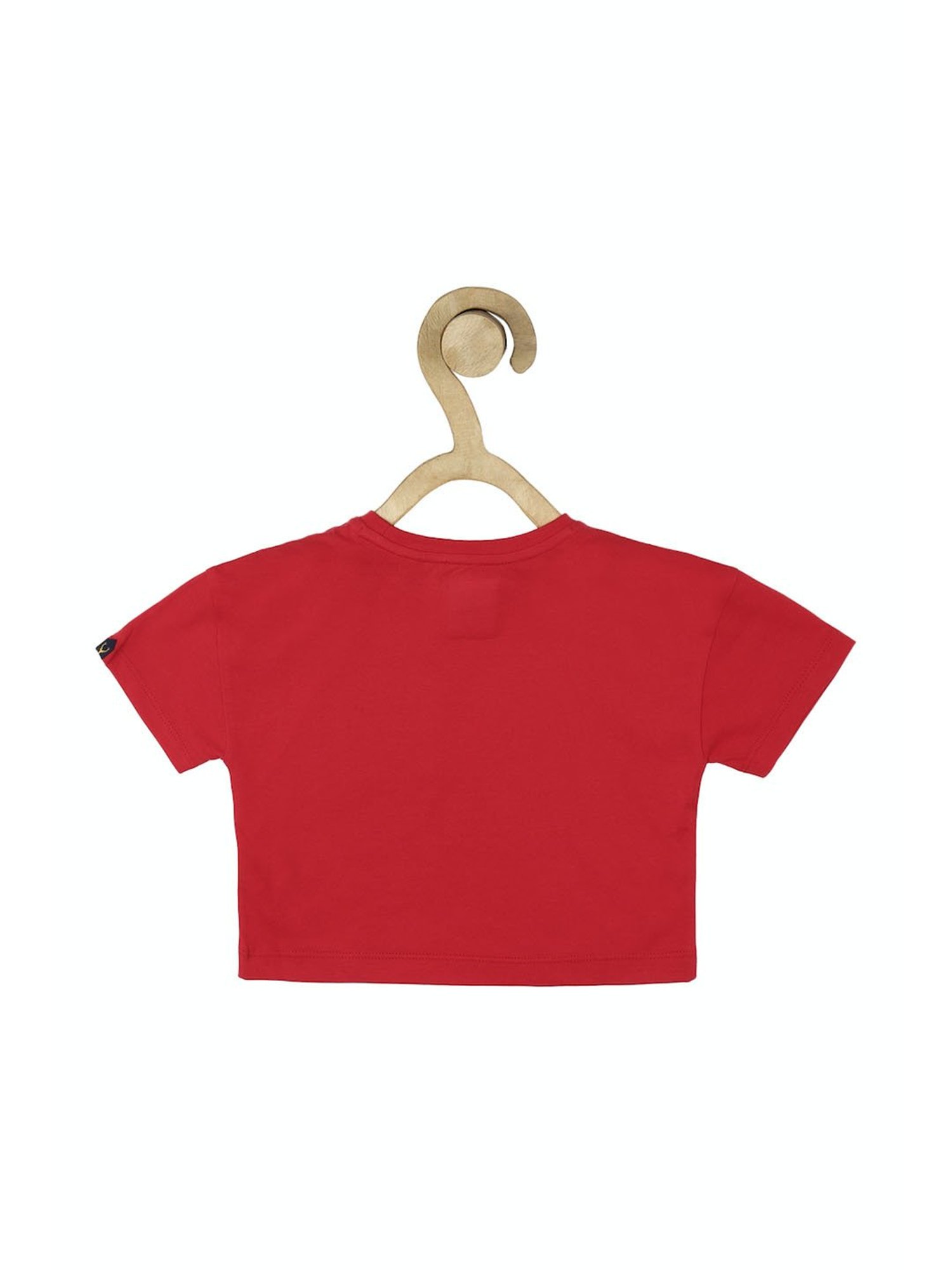 KIDS ONLY Anthracite Black Cotton Printed T-Shirt