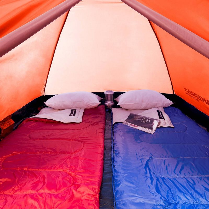 Wakeman 2-Person Water Resistant Dome Tent - Red/Gray