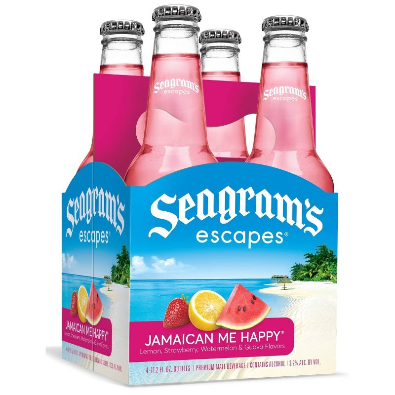 Seagram's Escapes Jamaican Me Happy - 4pk/11.2 fl oz Bottles