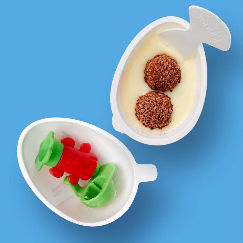 Kinder Joy Sweet Cream Topped with Cocoa Wafer Bites Chocolate Treat + Toy - 6ct