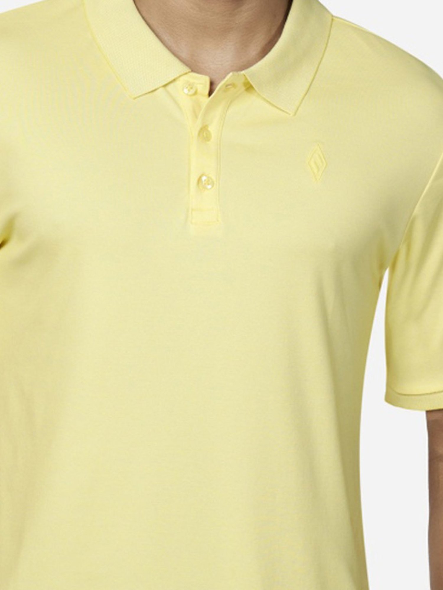 Skechers Yellow Regular Fit Polo T-Shirt