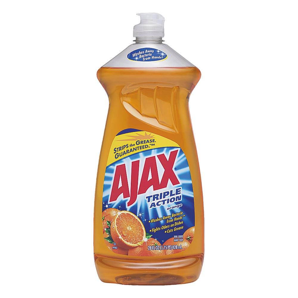 Ajax Dish Detergent Liquid Orange Scent 28 oz Bottle 9/Carton 44678CT