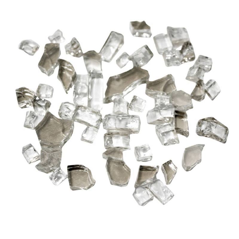 Reflective Fire Pit Fire Glass - Clear - AZ Patio Heaters