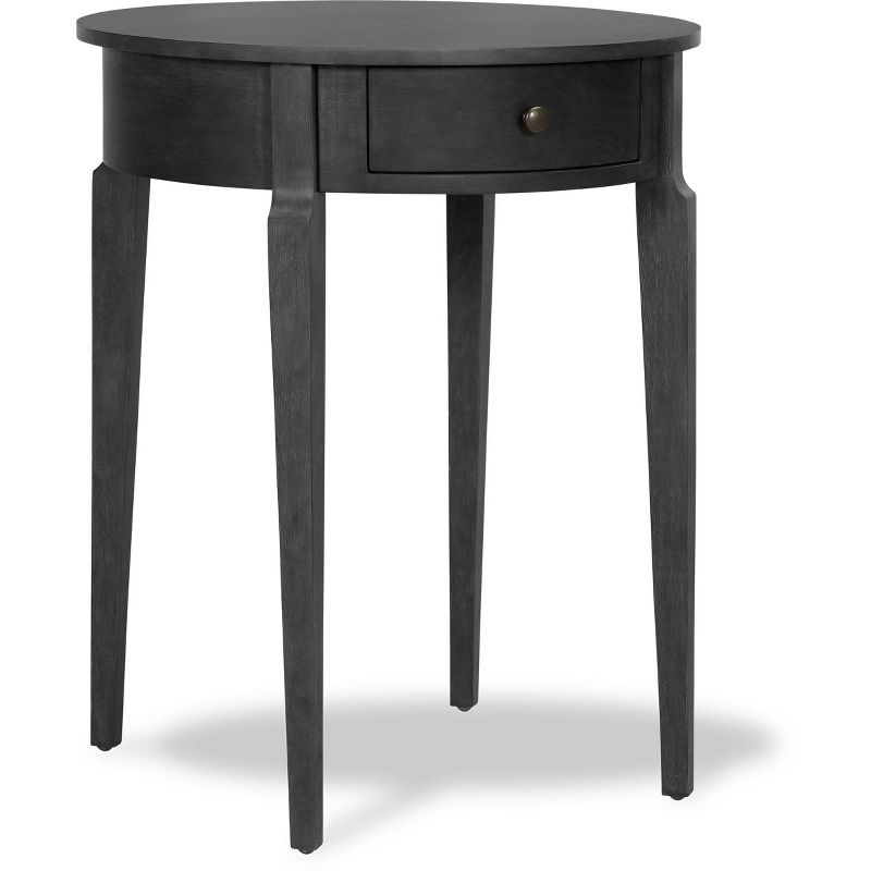 Thaddeus Round Side Table Dark Gray - Finch