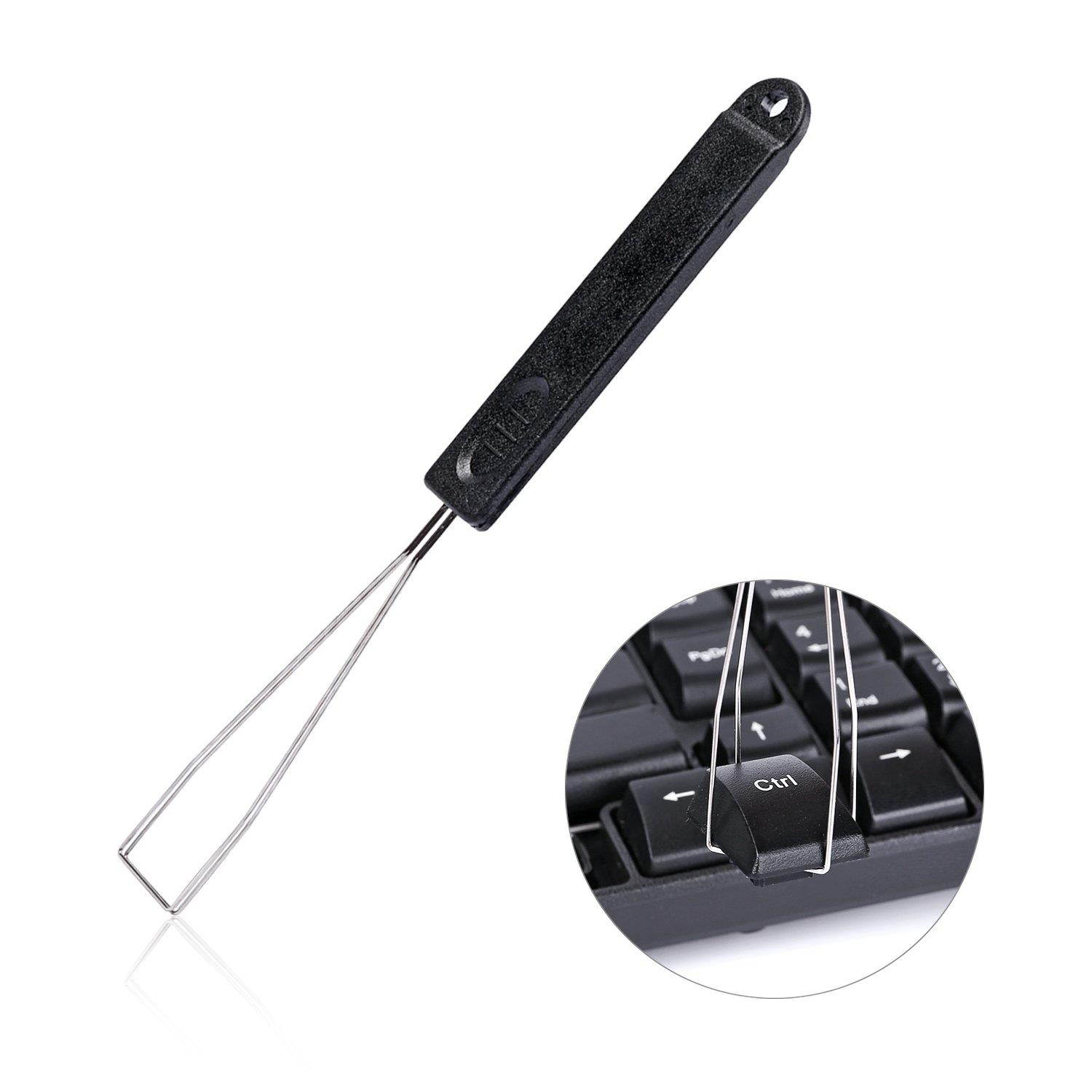 Hapurs [2-Pack] Steel Key Puller Keycap Puller/Key Cap Remover for Mechanical Keyboard for Removing Fixing Keyboard Tools