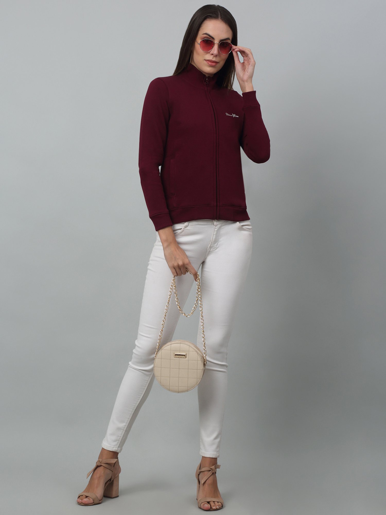 Belle Fille Yellow Patchwork Sweatshirt